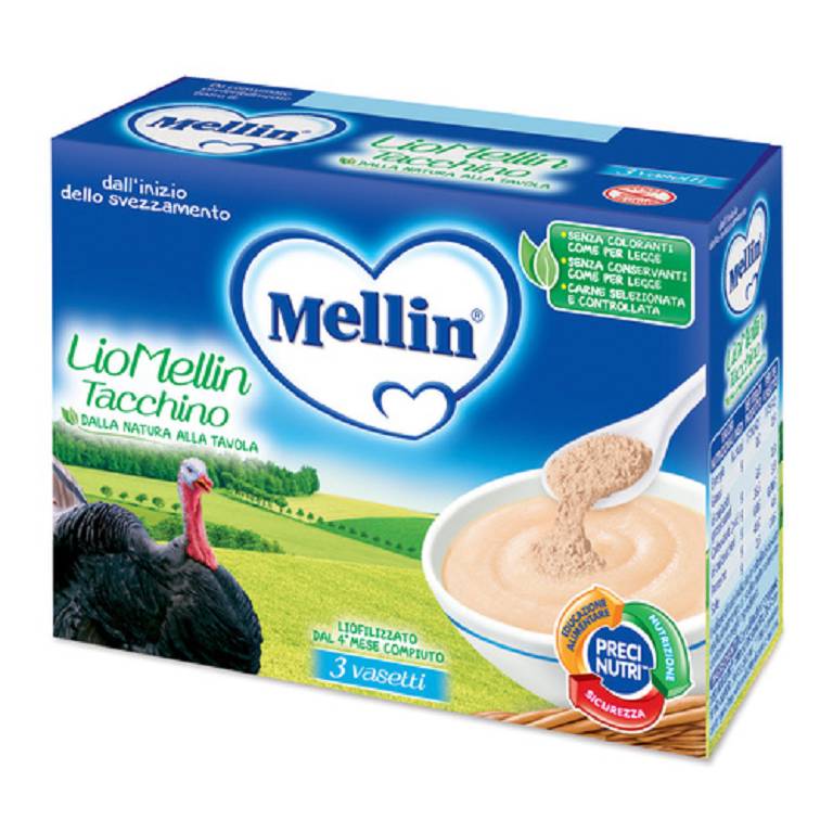 MELLIN LIOF TACCHINO 3X10G