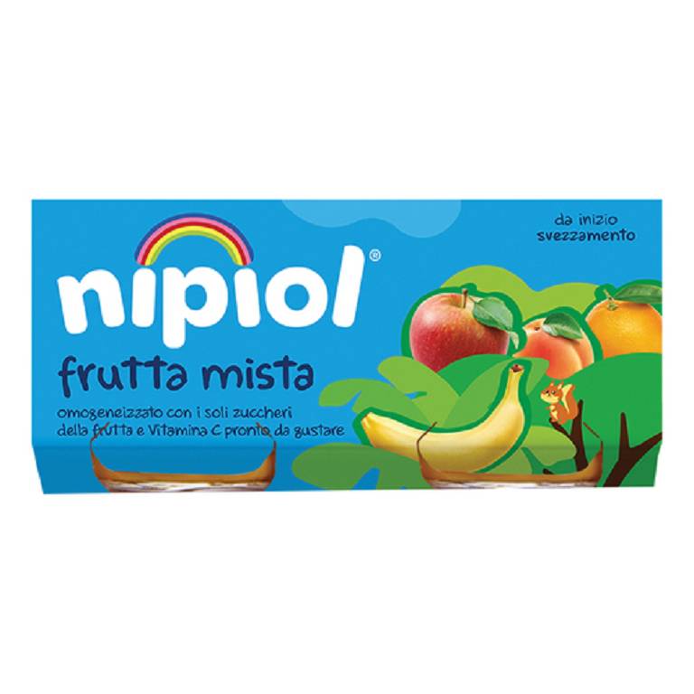 NIPIOL OMOG FRUTTA MISTA 2X80G