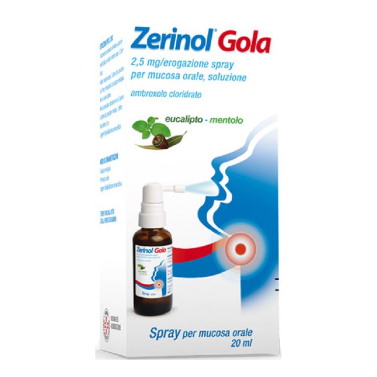 ZERINOL GOLA*SPR 20ML 2,5MG/ER